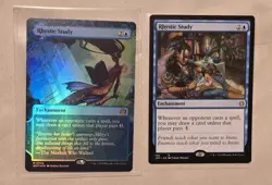 ​Title: MTG Rhystic Study BUNDLE - WOT #0025 Foil & Jumpstart #0169 - NM - Image 1