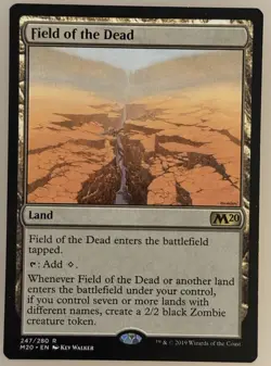 Field of the Dead - Core Set 2020 (M20) #247/280. Near Mint regular - Image 1