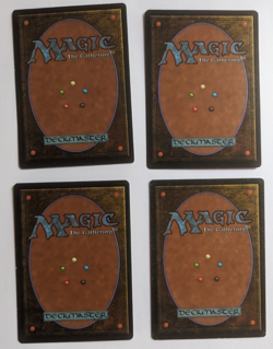 Magic MTG 4x Lightning Bolt FBB French Foreign Black Border www_MoxBeta_com #2 - Image 3