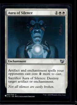 1x Aura of Silence - NM English MTG - Image 1