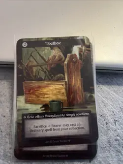 Toolbox - Exceptional - Sorcery: Contested Realm - Gothic - Nm - Image 1