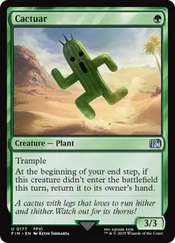 Cactuar Light Play, English Magic the Gathering MTG Final Fantasy - Image 1
