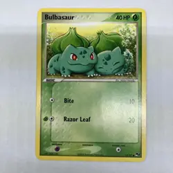 Pokemon TCG Bulbasaur Pop Series 2 Promo 12/17 LP+ NM- - Image 1
