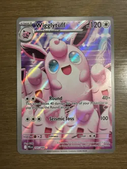 Pokemon TCG Wigglytuff 105/094 IR Phantasmal Flames Illustration Rare English NM - Image 1