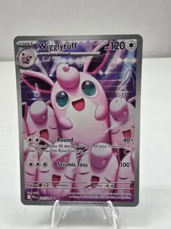 Pokemon TCG Wigglytuff 105/094 IR Phantasmal Flames Illustration Rare English NM - Image 1