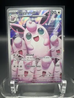 Pokemon TCG - Mega Evolutions - Phantasmal Flames - Wigglytuff 105/094 - IR - NM - Image 1
