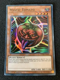 Yu-Gi-Oh! Mystic Tomato DASA-EN046 Dark Saviors 1st Ed - Image 1