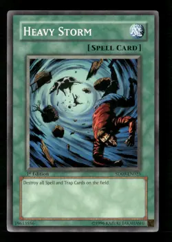Heavy Storm #SD09-EN025 Yugioh 1st Edition - Image 1