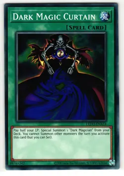 DARK MAGIC CURTAIN LEDD-ENA14 COMMON YU-GI-OH TCG - Image 1