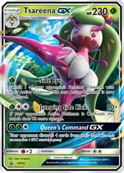 Tsareena GX - SM56 - SM Promo NM Pokemon Card - Image 1