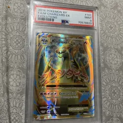 Pokemon XY Evolutions 2016 Full Art Mega Charizard EX 101/108 PSA Mint 9 - Image 2