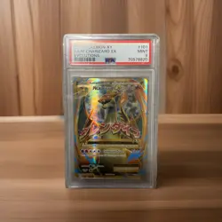 Pokemon XY Evolutions 2016 Full Art Mega Charizard EX 101/108 PSA Mint 9 - Image 1