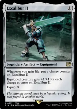 MTG Excalibur II Normal NM FINAL FANTASY Magic 257 - Image 1