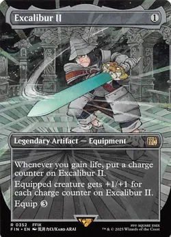 Excalibur II (Borderless) 352 Final Fantasy Magic the Gathering - Image 1
