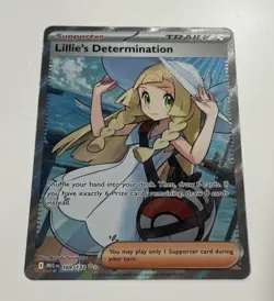 Pokemon TCG Mega Evolution Lillie’s Determination Full Art Trainer Card 169/132 - Image 1