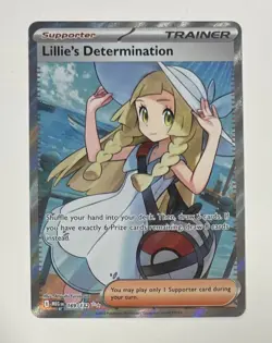 Pokemon TCG Mega Evolution Lillie’s Determination Full Art Trainer Card 169/132 - Image 2