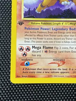 Entei 17/64 1st Edition Non Holo 2001 Pokemon Neo Revelation LP/NM BG3 - Image 5