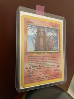 Entei 6/64 Holo Rare 1st Edition Neo Revelation Pokemon TCG - Image 2