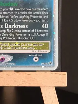Pokemon TCG Darkrai LV.X DP19 Ultra Rare Diamond & Pearl Promo Card - Image 2