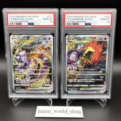 PSA 10 Charizard 212/172 Mewtwo 221/172 SAR VSTAR Universe Pokemon Card Japanese - Image 1
