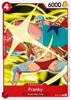 Franky - ST01-010 - Super Pre-Release Starter Deck 1: Straw Hat Crew - Common... - Image 1