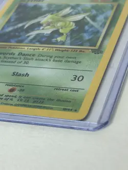Pokemon TCG WOTC Jungle Scyther 10/64 Holo Rare Unlimited LP - Image 2