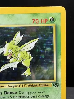 Pokemon TCG WOTC Jungle Scyther 10/64 Holo Rare Unlimited LP - Image 3
