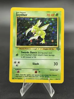 Scyther - 10/64 - Jungle Unlimited 1999 - WOTC - Holo Rare VLP-NM - Pokemon TCG - Image 1