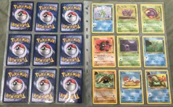 1999 FOSSIL SET POKEMON CARDS BUNDLE #1 (28 OUT OF 62) COMMON/UNCOMMON/RARE - Image 3