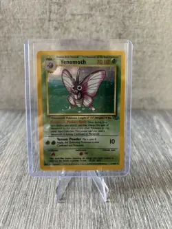 Venomoth 13/64 Holo Rare Jungle Pokemon Card WOTC - Image 1