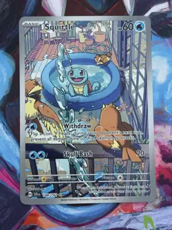 Pokemon TCG Stellar Crown Squirrel Card 148/142 Full Art Illustration Rare NM - Image 2