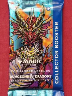 Magic The Gathering D&D BATTLE FOR BALDUR'S GATE COLLECTOR Booster Pack new MTG - Image 1