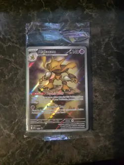 Pokemon TCG Alakazam MEP 009 Black Star Promo Sealed Mega Evolution - Image 1