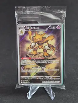 Alakazam MEP 009 Black Star Promo Mega Evolution Pokemon TCG SEALED - Image 1