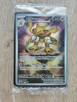 Pokemon TCG | Alakazam MEP # 009 Mega Evolution Black Star Promo **SEALED** - Image 1