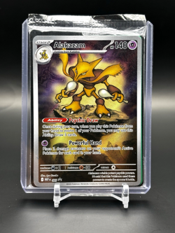 Pokemon TCG | Alakazam MEP # 009 Mega Evolution Black Star Promo **SEALED** - Image 1