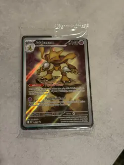 Pokemon TCG | Alakazam MEP # 009 Mega Evolution Black Star Promo **SEALED* - Image 1
