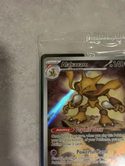 Pokemon TCG | Alakazam MEP # 009 Mega Evolution Black Star Promo **SEALED* - Image 5