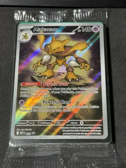 Pokemon TCG | Alakazam MEP # 009 Mega Evolution Black Star Promo **SEALED* - Image 1
