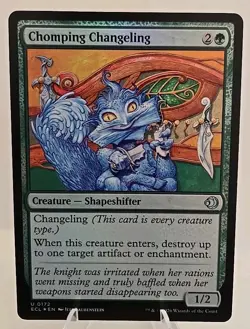 Chomping Changeling MTG Lorwyn Eclipsed Foil - Image 1