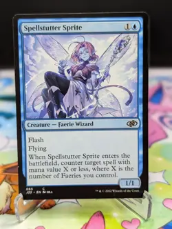MTG Jumpstart 2022- Spellstutter Sprite 065 Regular - Image 1