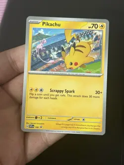 Pokemon Asia Exclusive Shop Promo Pikachu SVP 190 EN No Stamp Non-holo MEW PIKA - Image 1