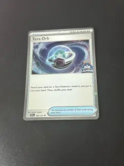 Pokemon Asia Exclusive Tera Orb Great Ball League Promo Stamped 189/191 - Image 1