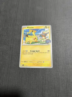 Pokemon Pikachu Charizard Stamped Promo | Asia Exclusive Promo. NM. Promo SVP101 - Image 1