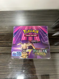 Brand New TCG Pokemon Scarlet & Violet Paldean Fates Booster Box Rare type 1 Box - Image 2
