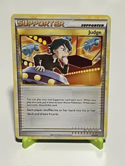 Pokemon Judge Trainer 78/95 Unleashed Uncommon NM Condition - Image 1