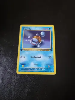 Pokemon Team Rocket 1st Edition Regular Finish Squirtle 68/82 LP-NM OC849 - Image 1