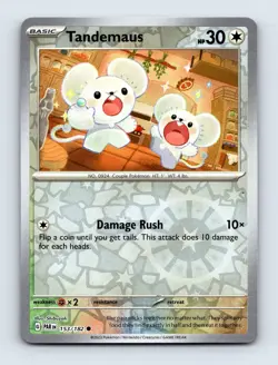 Tandemaus - Paradox Rift 153/182 - Common - Reverse Holo - NM - Pokemon TCG - Image 1