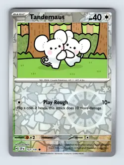Tandemaus - Surging Sparks 157/191 - Reverse Holo - NM - Pokemon - Image 1