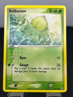 NM - Bulbasaur 55/112 - Pokemon TCG - Fire Red & Leaf Green - Vintage 2004 - Image 1
